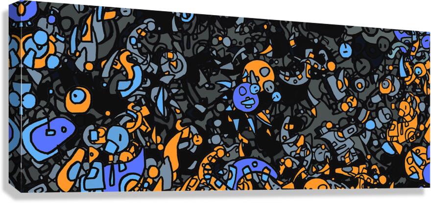 Microbiome 1OB-D Canvas Print