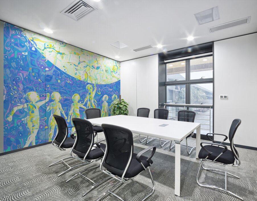 Light Workers  3-F Wall Printing