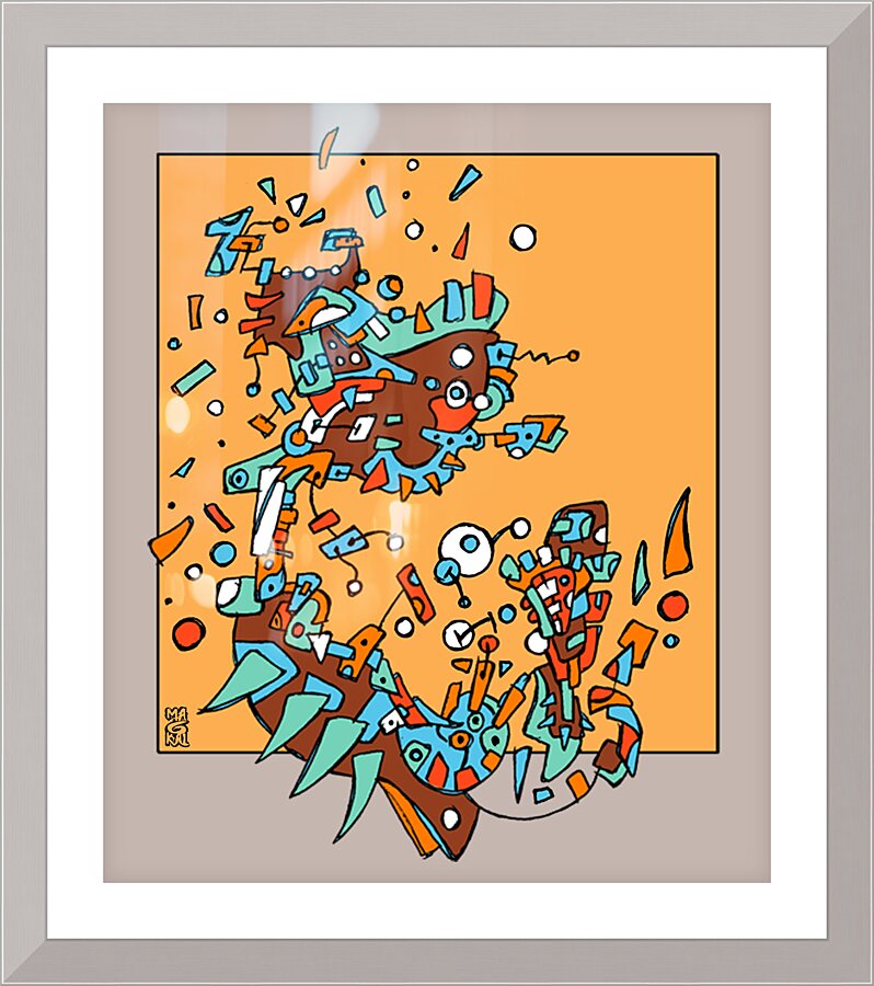 Jazz Fest 02OBG-F Picture Frame Printing