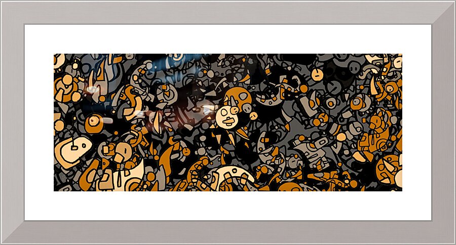 Microbiome 7FB-D Picture Frame Printing