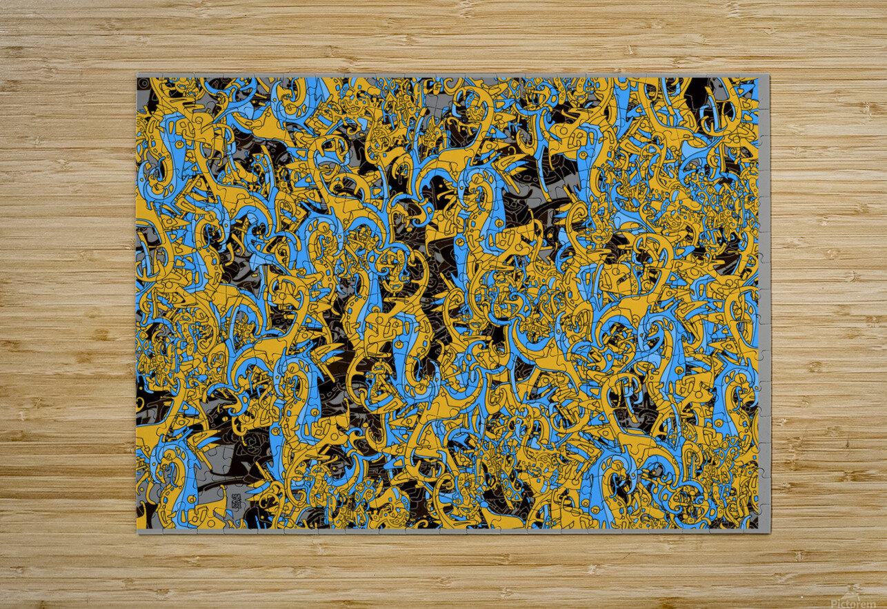 Flock 08BBY-F Martine Gaudissart Puzzle printing